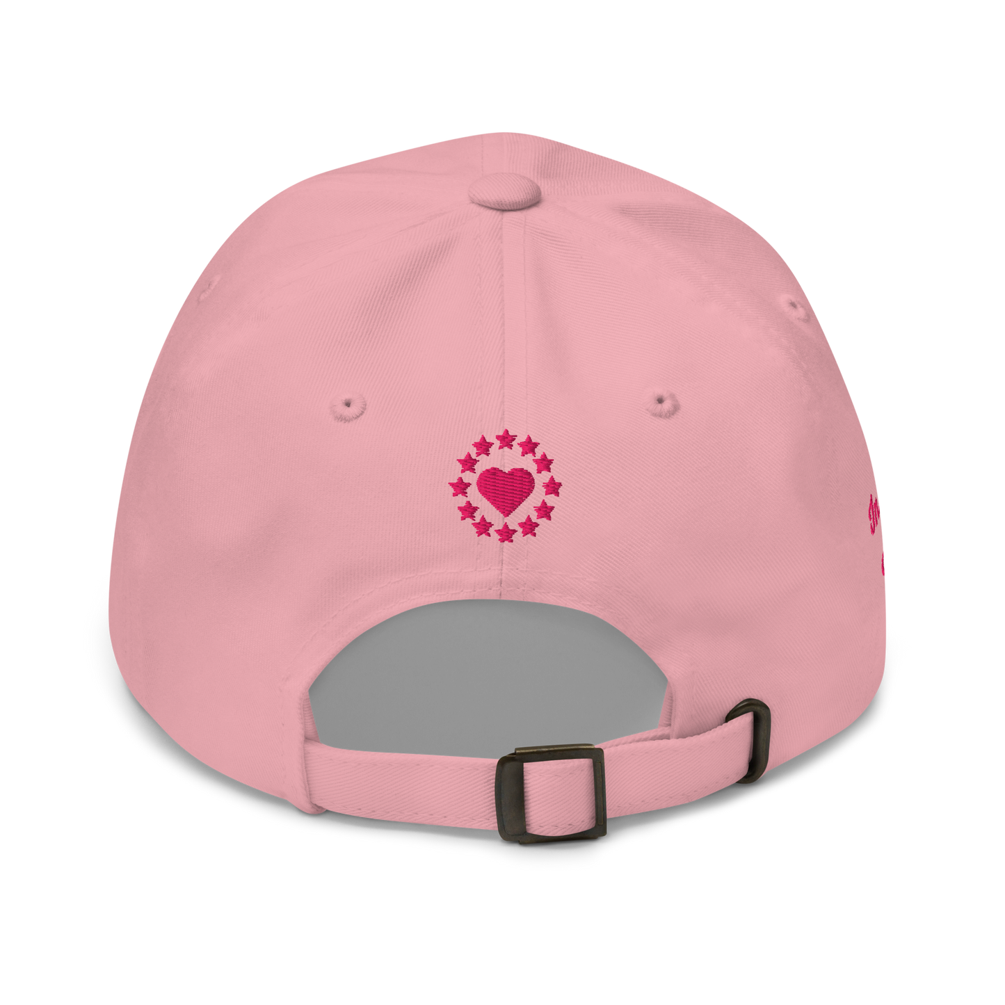 Monochrome Pink "EUROPE" Cap Back View