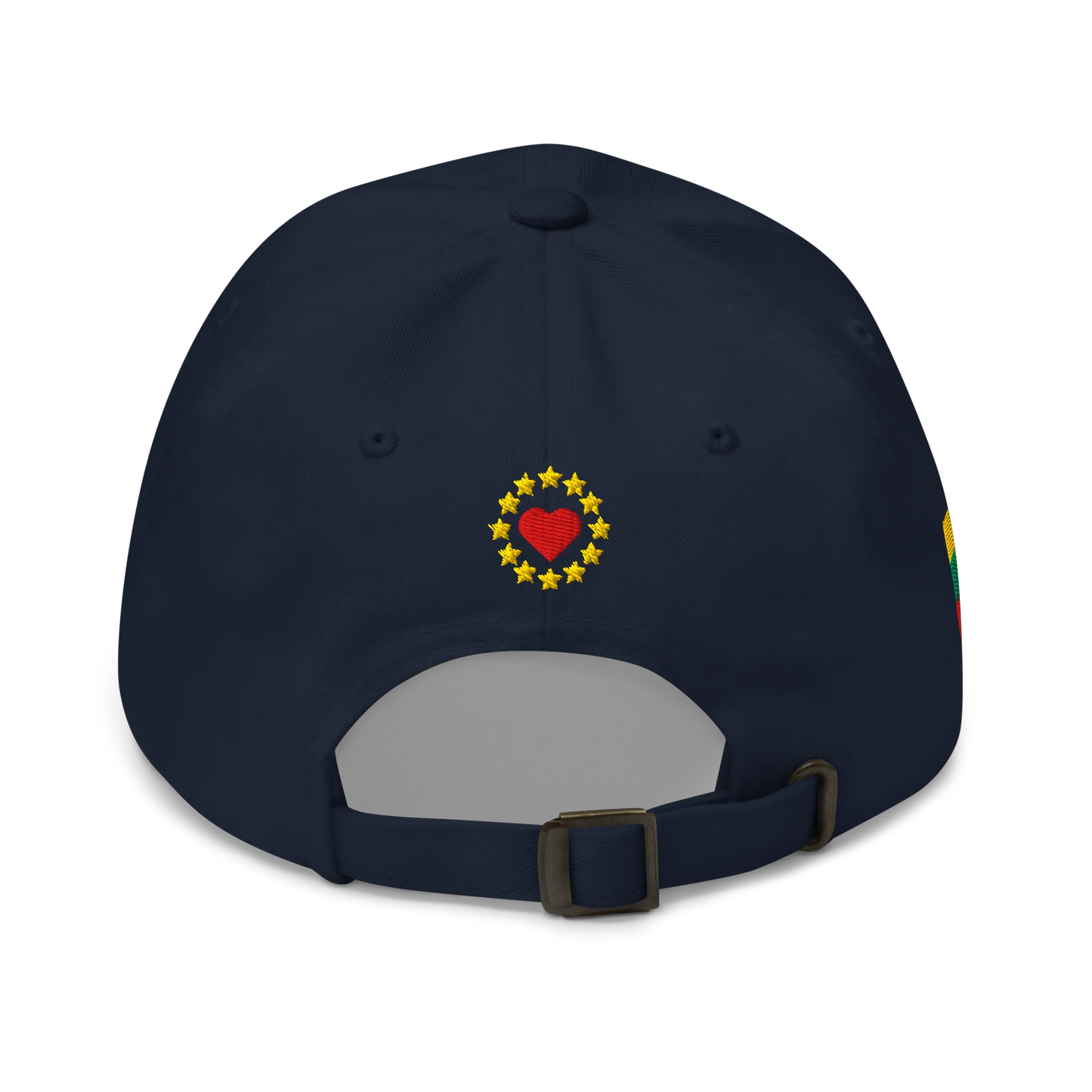 Navy Blue MEGA Cap with National Flag of Lithuania Back View