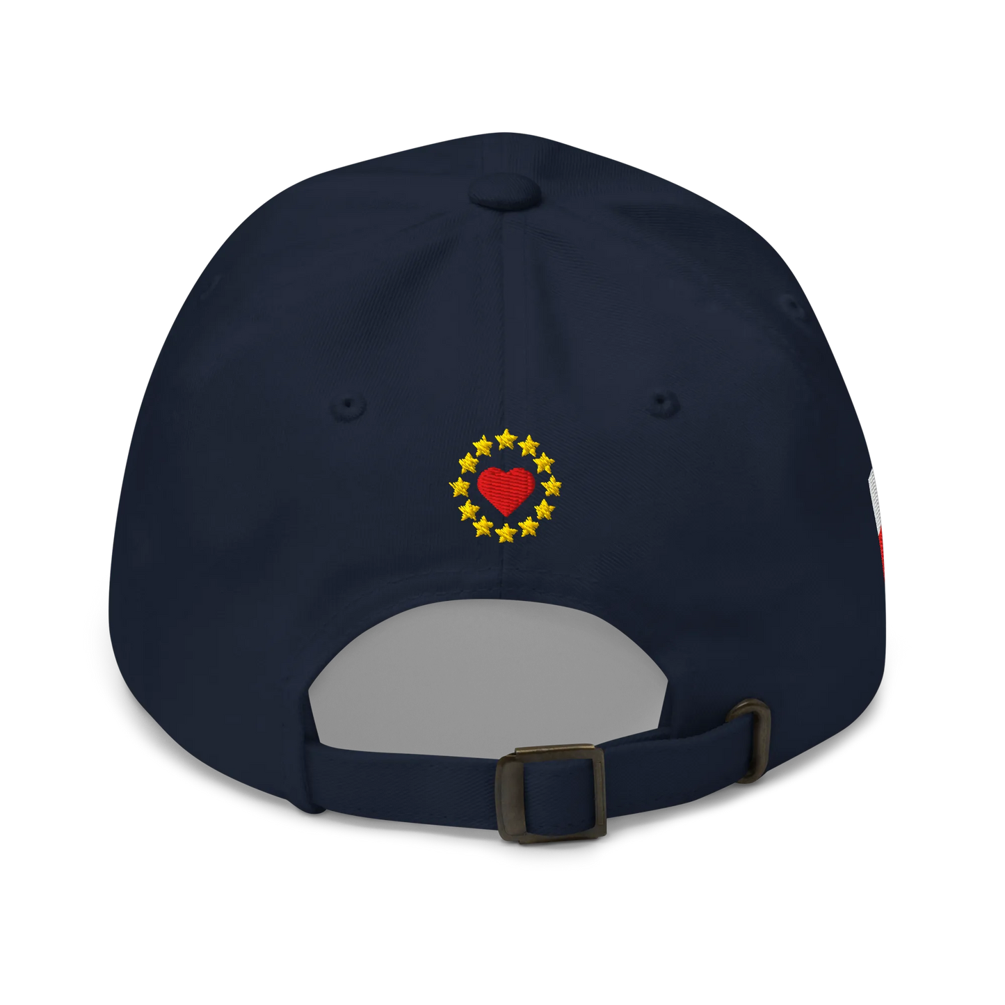 Navy Blue MEGA Cap with National Flag of Poland Back View