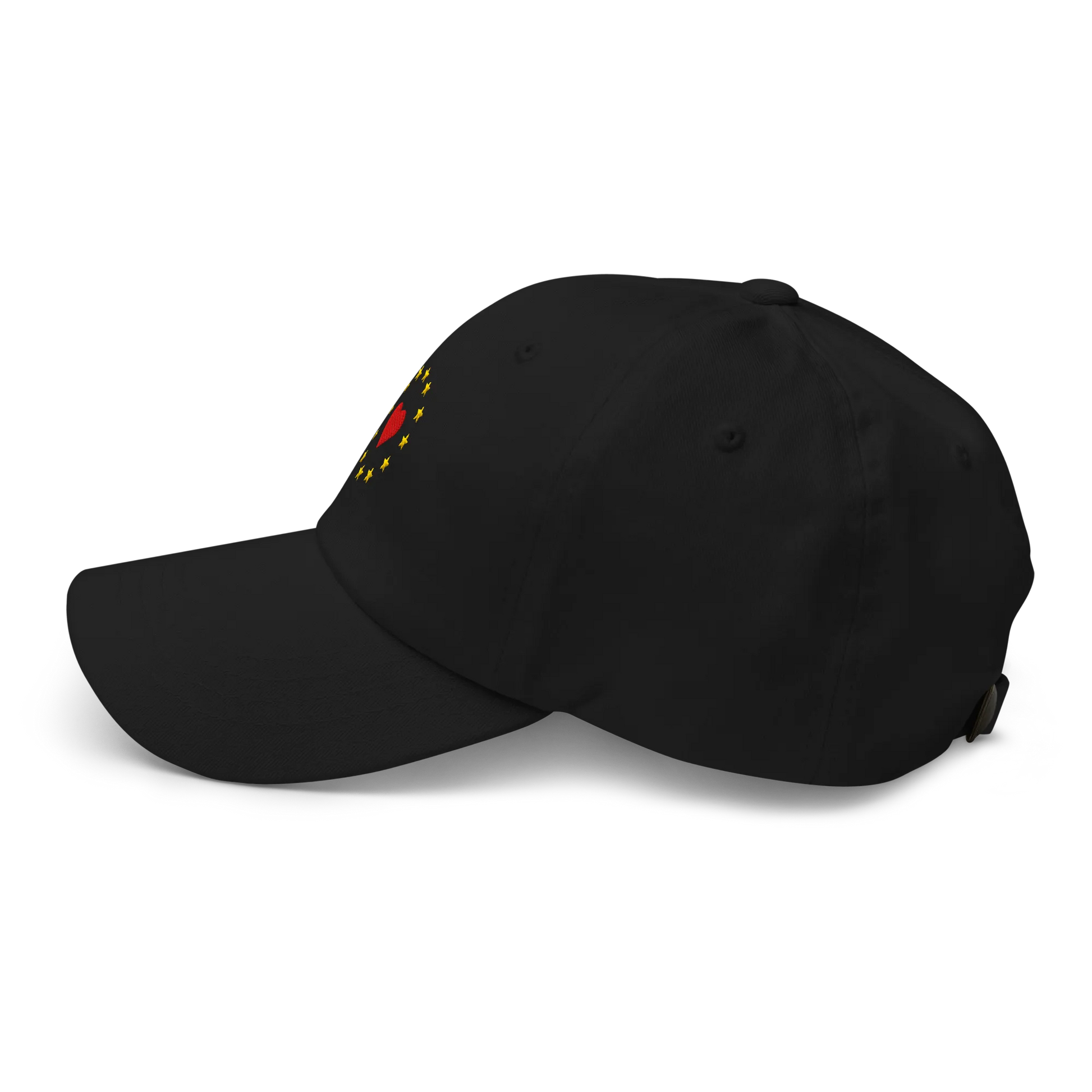 Black "Show the Love for EU" Cap Left View