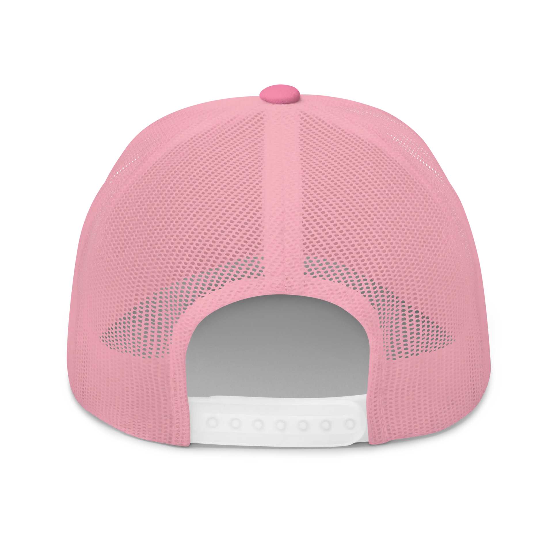 Monochrome Pink EUROPE Trucker Cap Back View