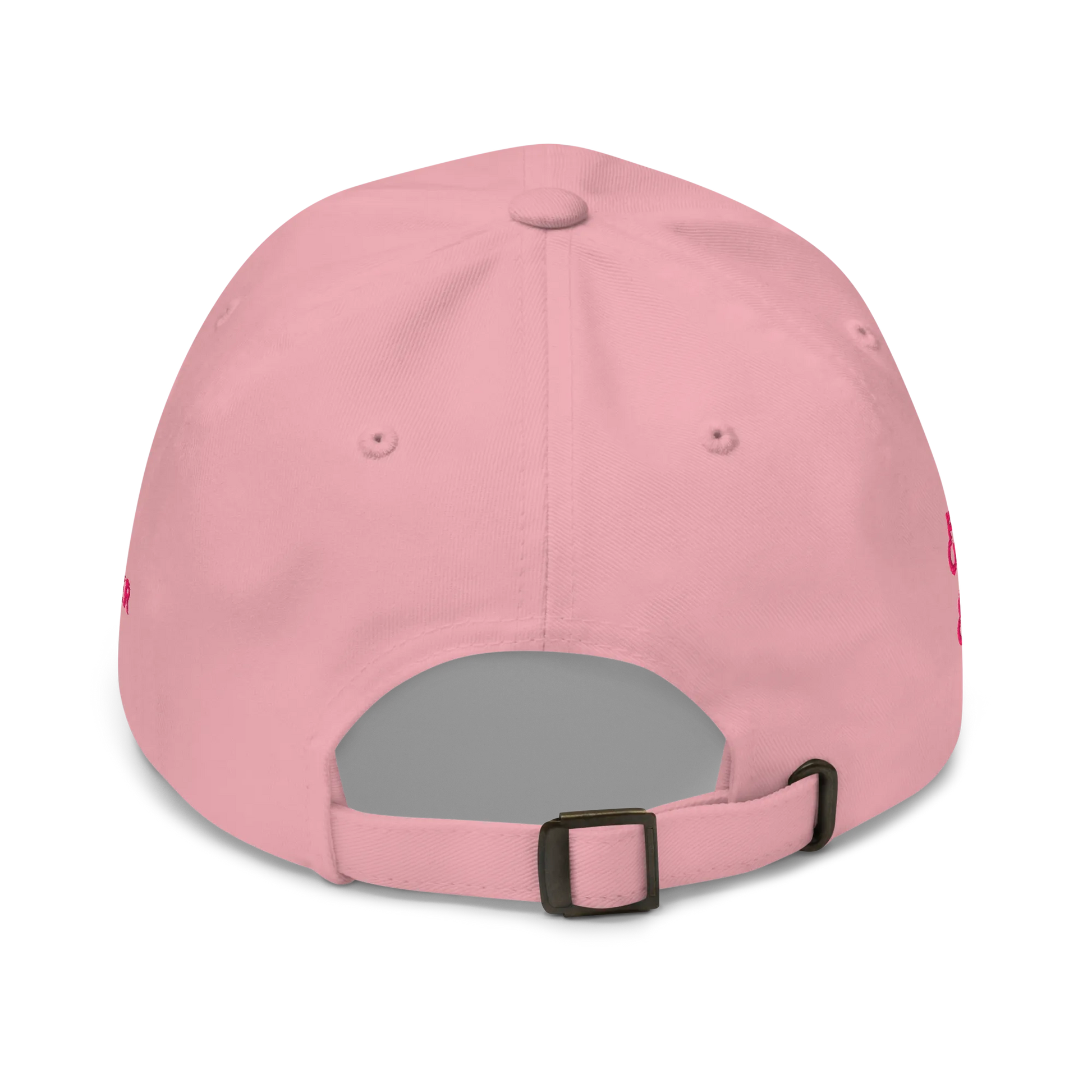 Monochrome Pink "Make Europe Strong Again" / MESA Cap with "Show the Love for Europe" emblem Back View