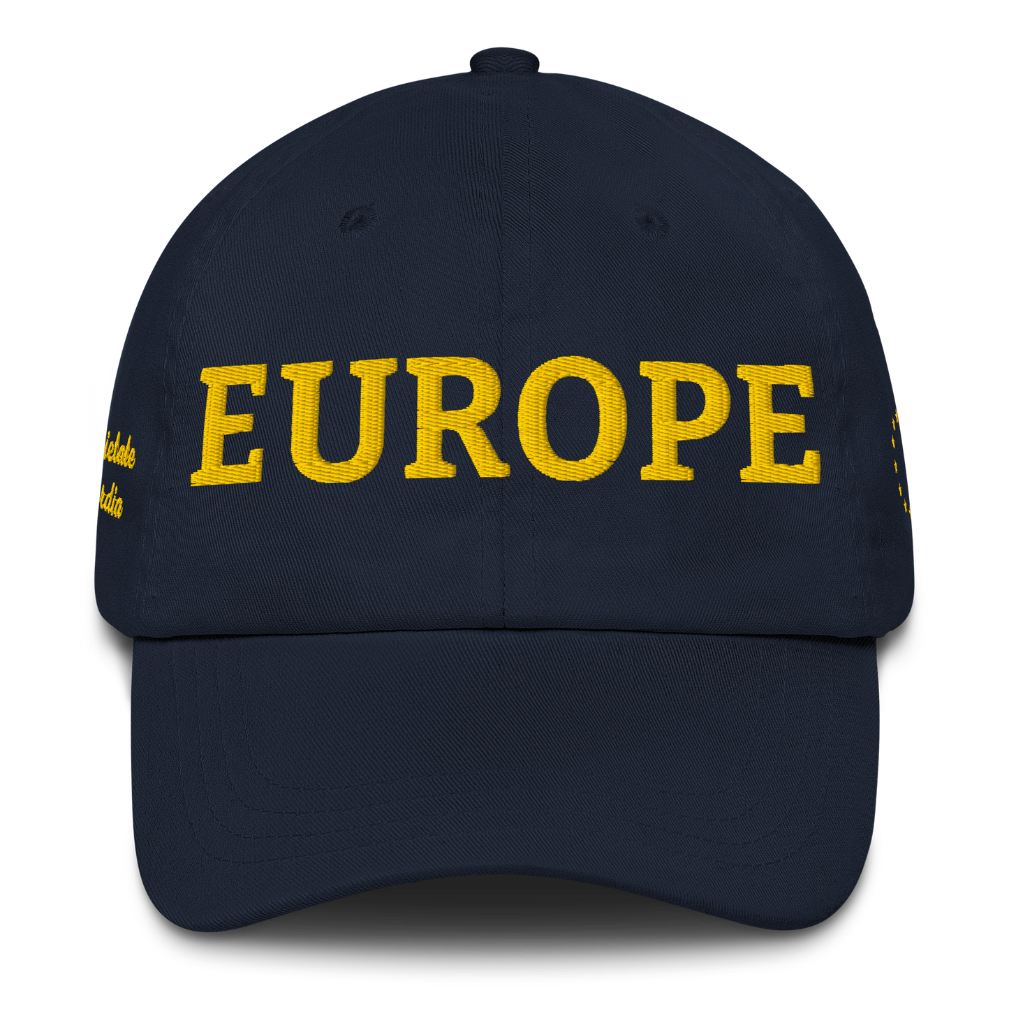 Navy Blue "EUROPE" Cap Front View