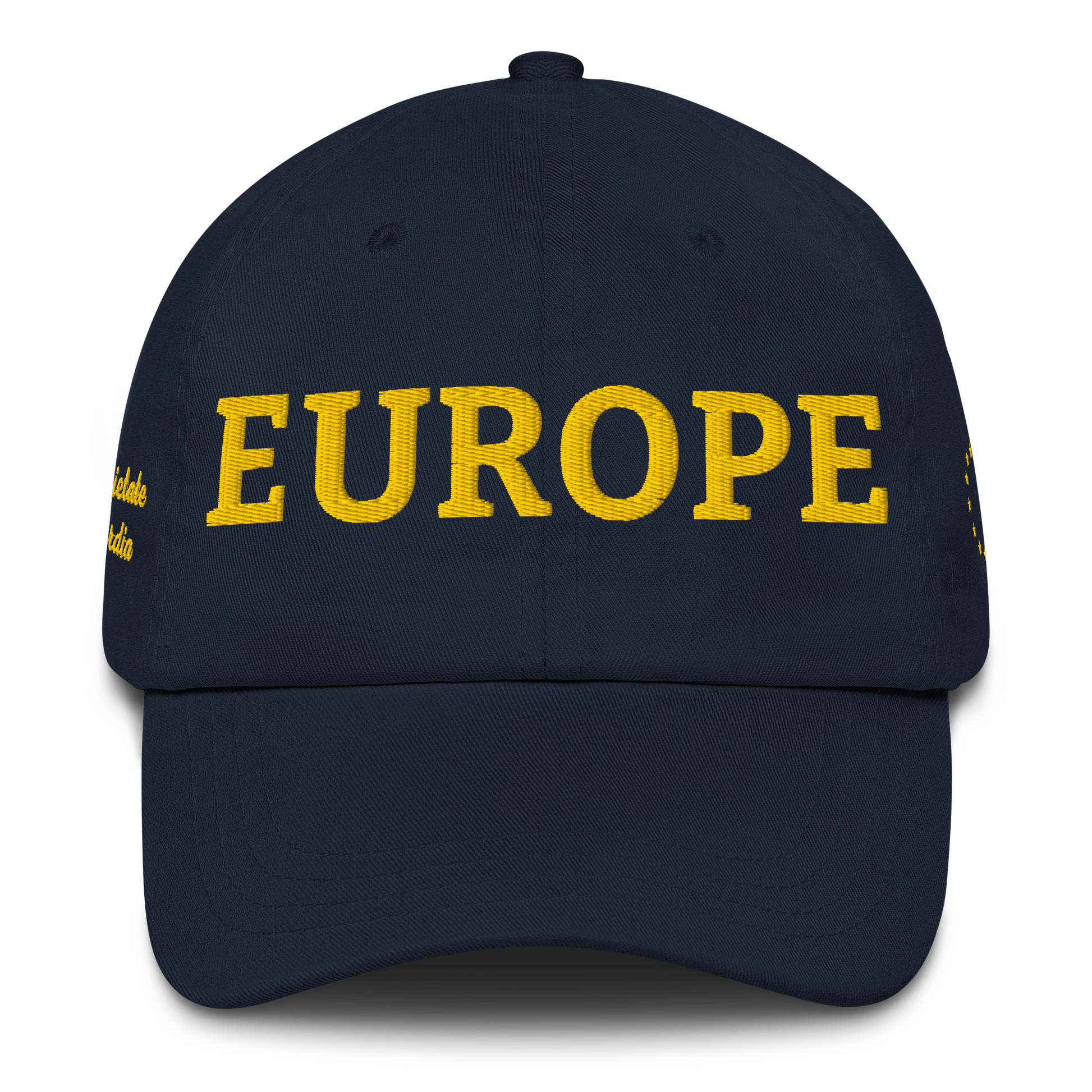 Navy Blue "EUROPE" Cap Front View