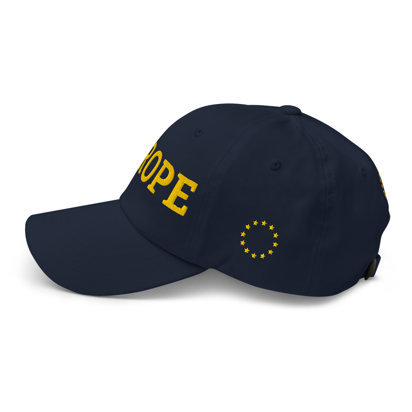 Navy Blue "EUROPE" Cap Left View
