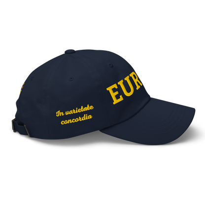 Navy Blue "EUROPE" Cap Right View