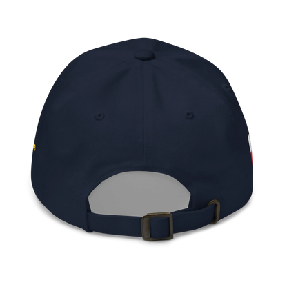 Navy Blue EUROPE Cap with National Flag of Poland and "Show the Love for Europe" emblem Back View