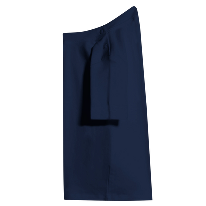 Navy Blue "Made in EU" Embroidered Baby T-shirt Side View