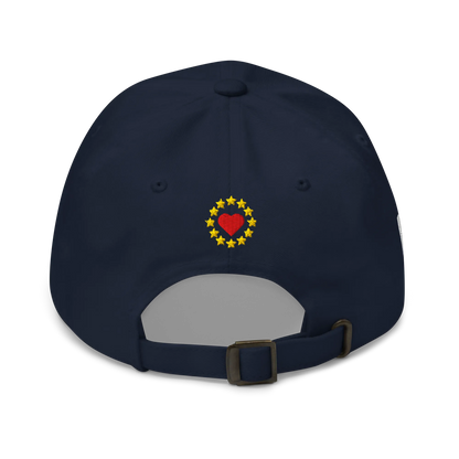 Navy Blue MEGA Cap with National Flag of Cyprus Back View