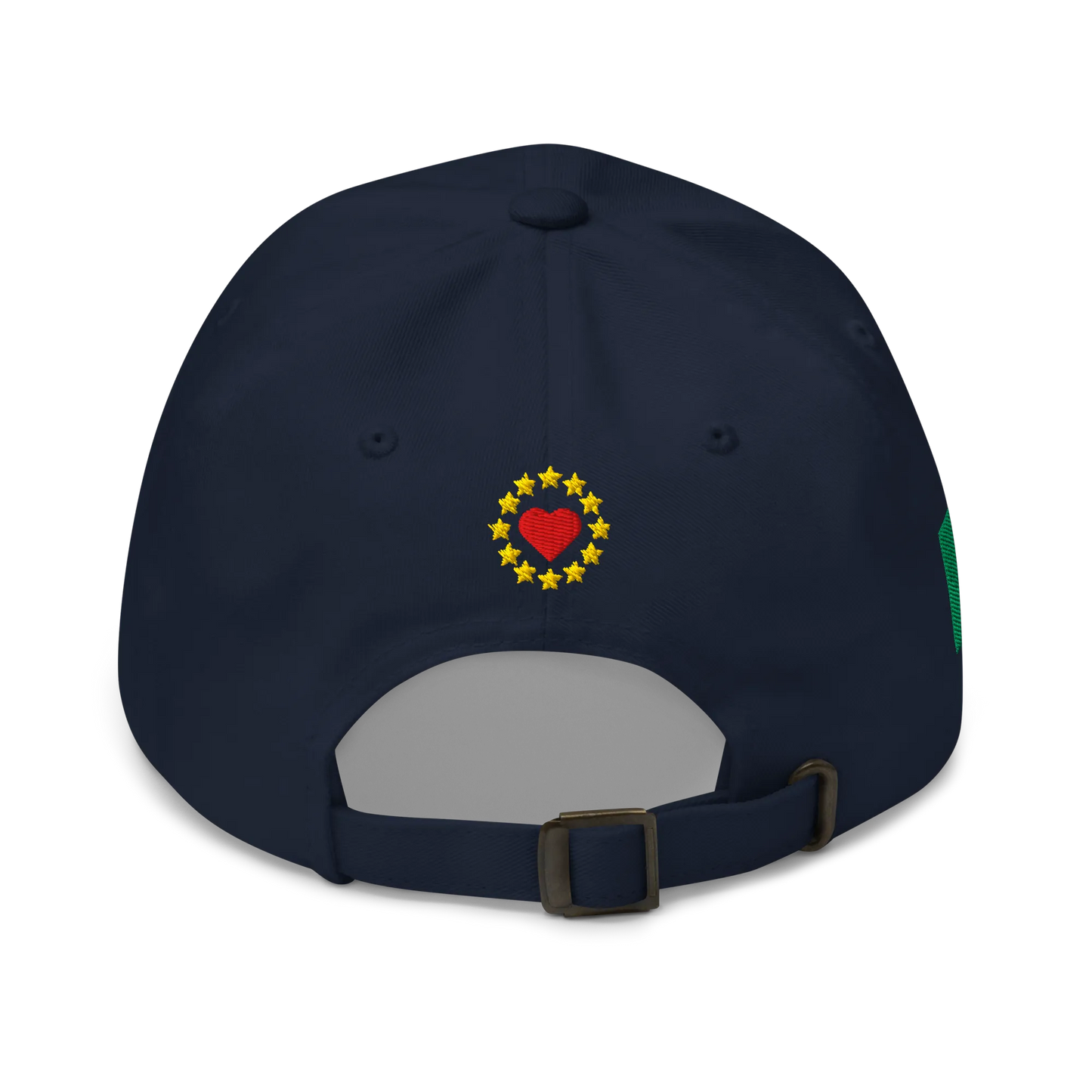 Navy Blue MEGA Cap with National Flag of Ireland Back View