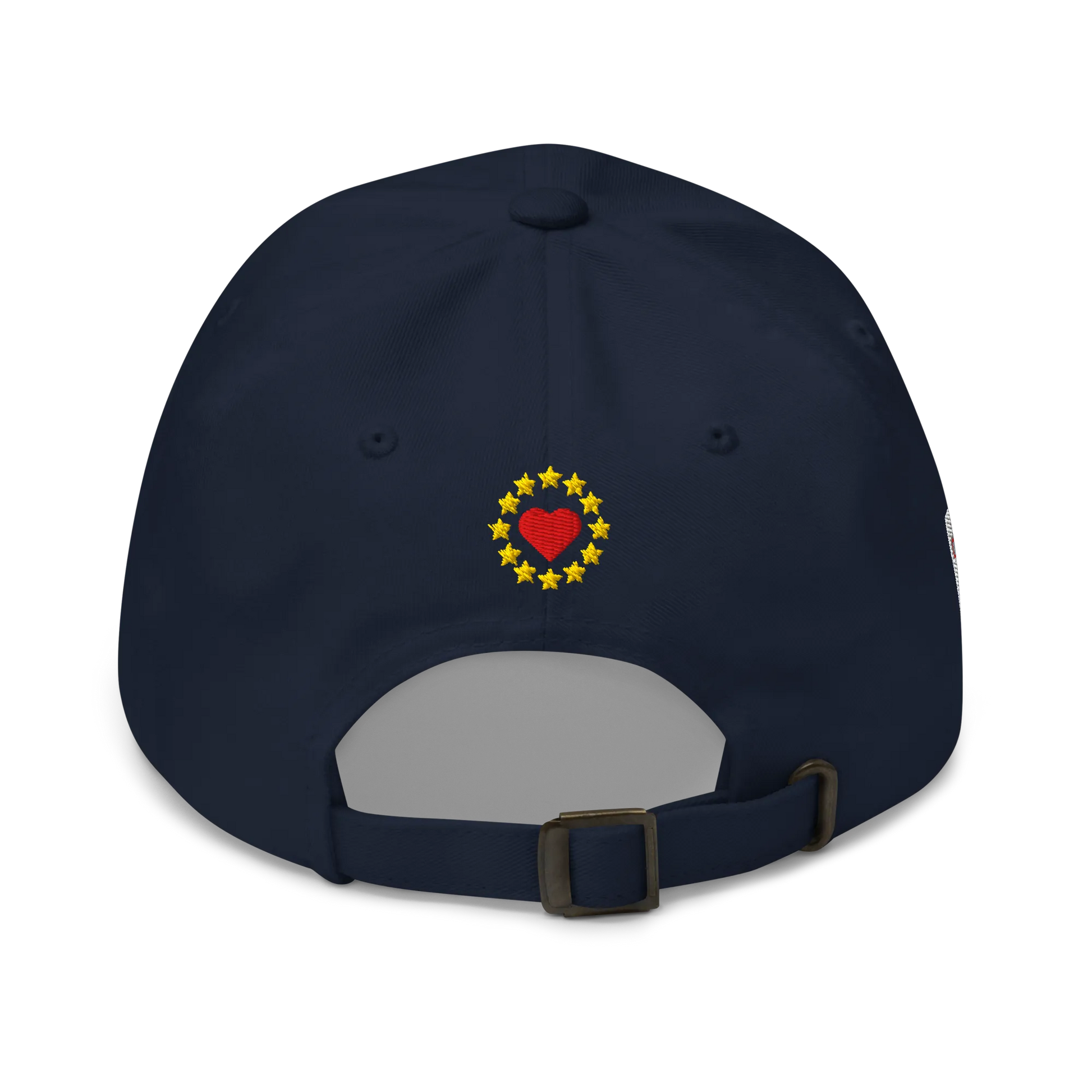 Navy Blue MEGA Cap with National Flag of Malta Back View