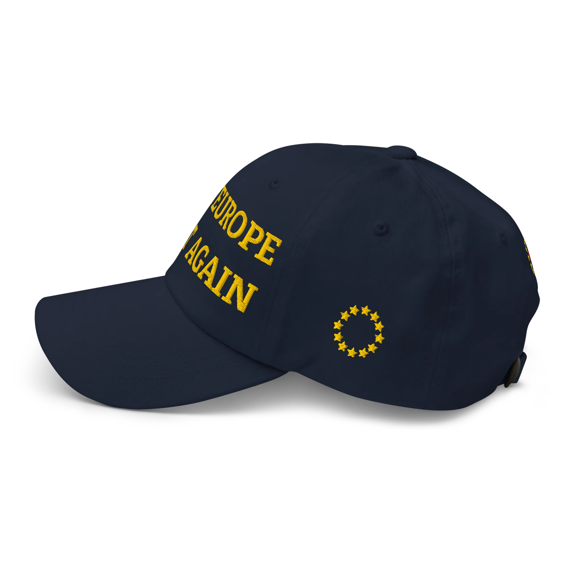 Navy Blue MEGA Cap with National Flag of Slovenia Left View