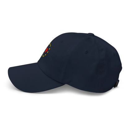 Navy Blue "Show the Love for EU" Cap Left View