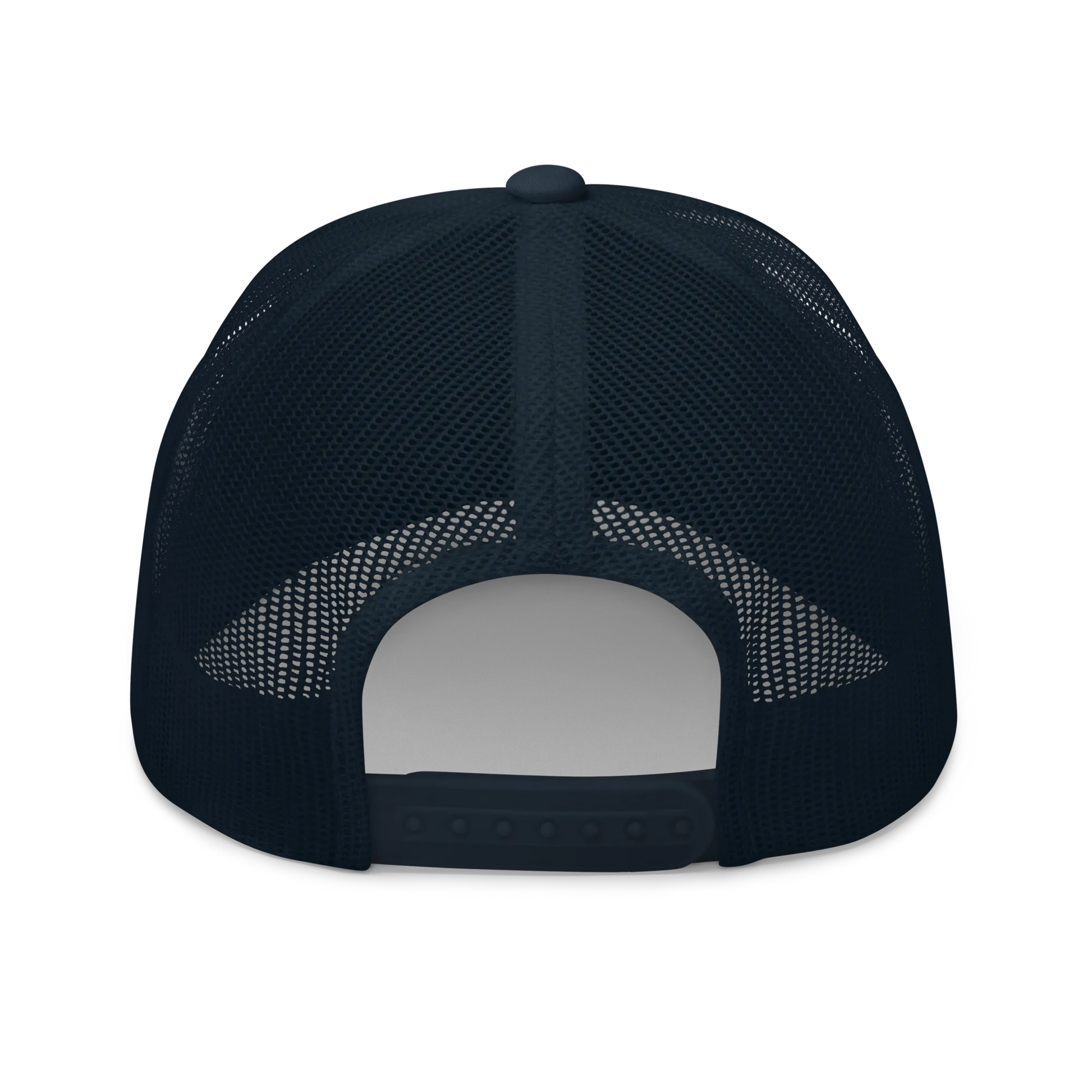 Navy Blue "Show the Love for EU" Trucker Cap with Back View