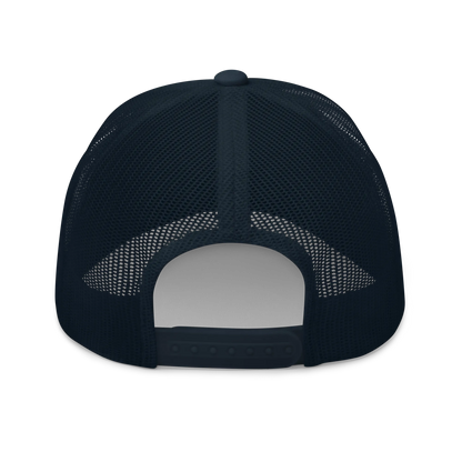 Navy Blue "Show the Love for EU" Trucker Cap with Back View