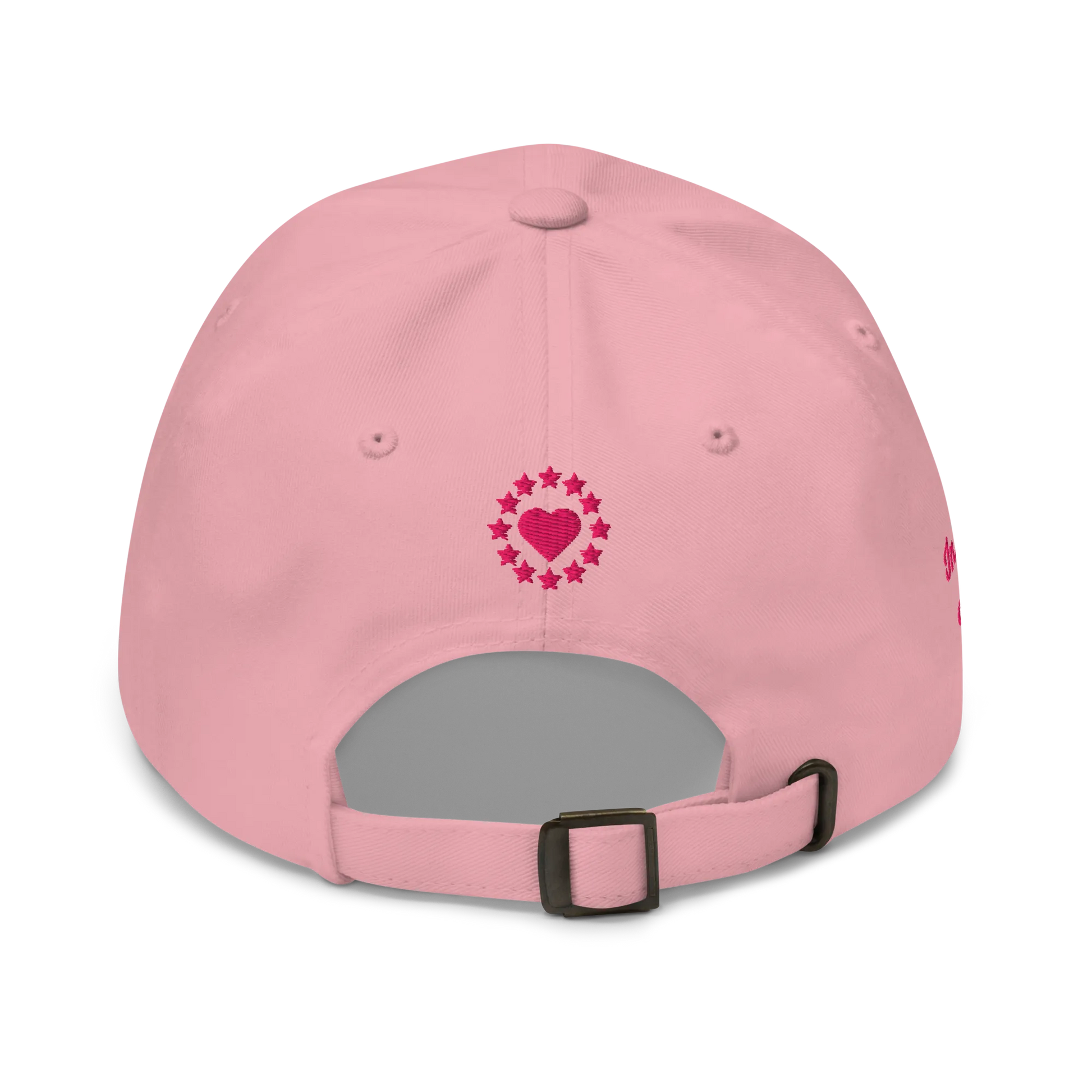 Pink "Make Europe Great Again" / MEGA Cap Back View