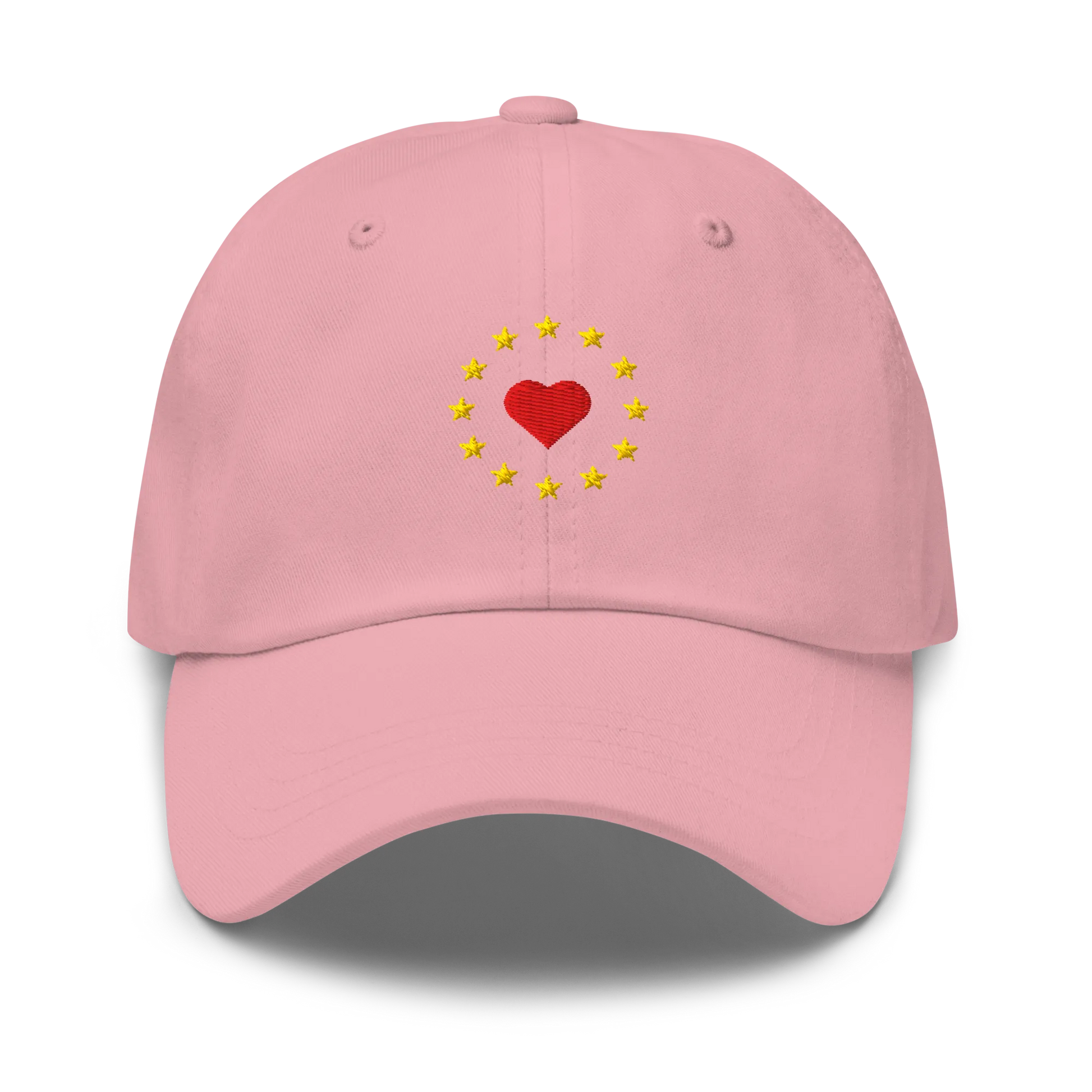 Pink "Show the Love for EU" Cap Front View