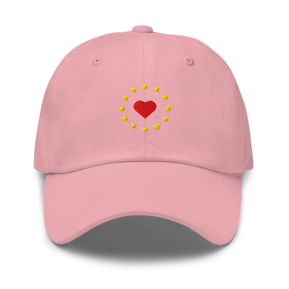 Pink "Show the Love for EU" Cap Front View