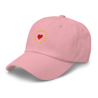 Pink "Show the Love for EU" Cap Left Front View