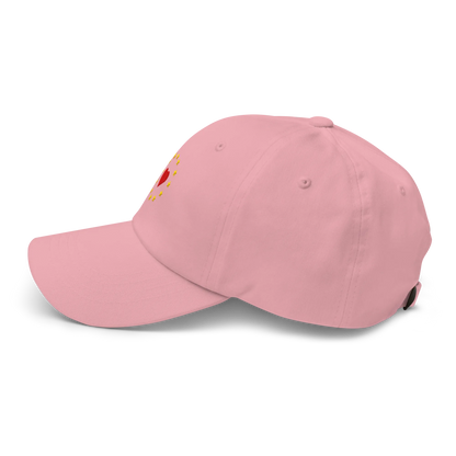 Pink "Show the Love for EU" Cap Left View