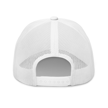 White "Show the Love for EU" Trucker Cap with Back View